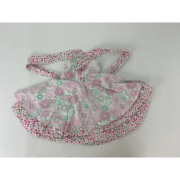 Polly & Freinds Dress Pink Green Spring Summer - Size 24 Months - Picture 7 of 7